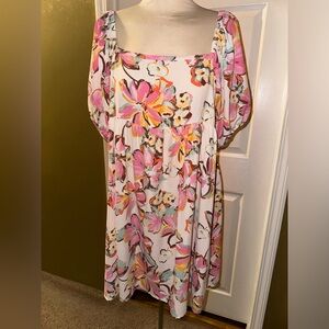 BIBI puff sleeve dress